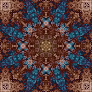 Kusursuz kare desenli. Desen soyut. Doku zengince dekore edilmiş.