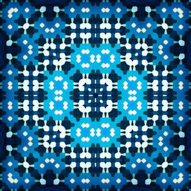 Kusursuz kare soyut desen. Sanat dokusu. Tekstil ve moda