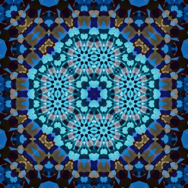 Kusursuz kare sanat modeli. Desen soyut. Doku çok gizemli.