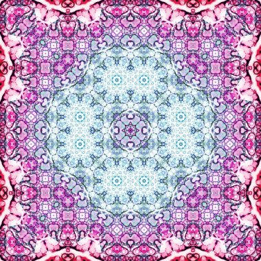 Kusursuz kare sanat modeli. Desen soyut. Doku çok gizemli.