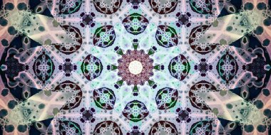 Kusursuz soyut mozaik desen. Panoramik doku. Tekrarlanan desen