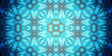 Kusursuz soyut kompleks desen. Panoramik soyut doku. Panoramik arkaplan