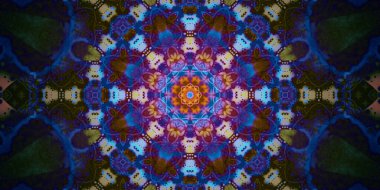 Kusursuz soyut mozaik desen. Panoramik doku. Tekrarlanan desen