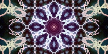 Kusursuz soyut mozaik desen. Panoramik doku. Tekrarlanan desen