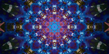 Kusursuz soyut mozaik desen. Panoramik doku. Tekrarlanan desen