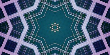 Kusursuz soyut mozaik desen. Panoramik doku. Tekrarlanan desen