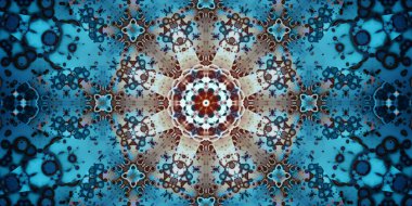 Kusursuz soyut mozaik desen. Panoramik doku. Tekrarlanan desen