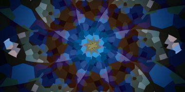 Kusursuz soyut mozaik desen. Panoramik doku. Tekrarlanan desen