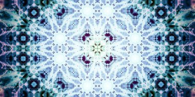 Kusursuz soyut kaleydoskop deseni. Panoramik soyut doku. Tekrarlanan desen