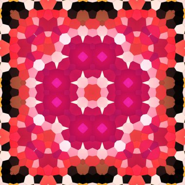 Kusursuz kare sanat modeli. Desen soyut. Doku çok gizemli.