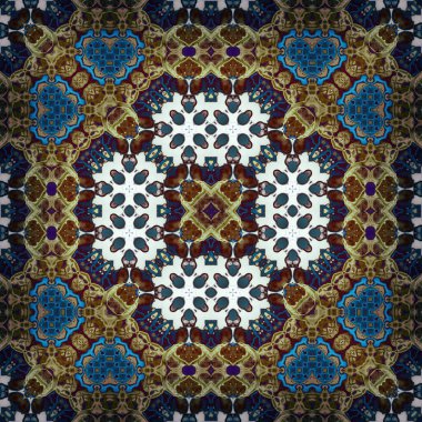 Kusursuz kare sanat modeli. Desen soyut. Doku çok gizemli.