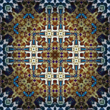 Kusursuz kare sanat modeli. Desen soyut. Doku çok gizemli.