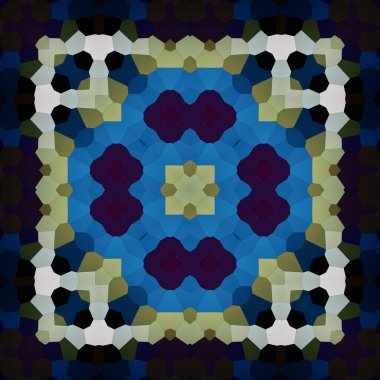 Kusursuz kare sanat modeli. Desen soyut. Doku çok gizemli.