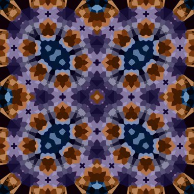 Kusursuz soyut kare deseni. Suluboya ve alkol mürekkebi. Yazarın kalıpları