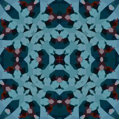 Kusursuz soyut kare deseni. Suluboya ve alkol mürekkebi. Yazarın kalıpları