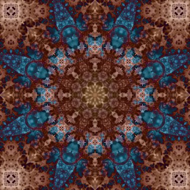 Kusursuz kare desenli. Desen soyut. Doku zengince dekore edilmiş.