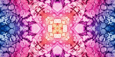 Kusursuz soyut mozaik desen. Panoramik doku. Tekrarlanan desen