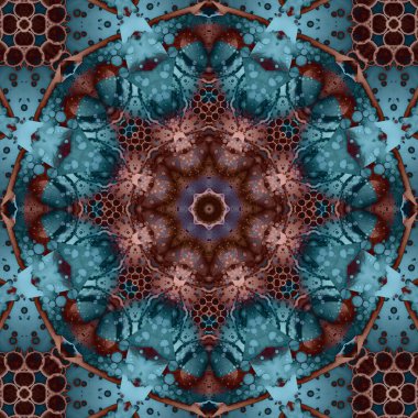 Kusursuz kare desenli. Desen soyut. Doku zengince dekore edilmiş.