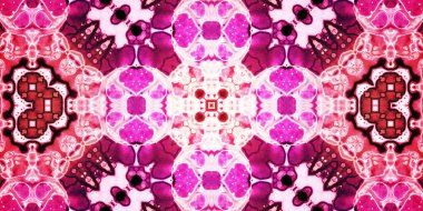 Kusursuz soyut mozaik desen. Panoramik doku. Tekrarlanan desen