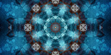 Kusursuz soyut mozaik desen. Panoramik doku. Tekrarlanan desen