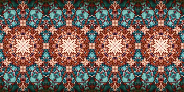 stock image Seamless abstract stripe pattern. Wide seamless texture. Kaleidoscope