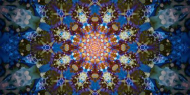 Kusursuz soyut mozaik desen. Panoramik doku. Tekrarlanan desen