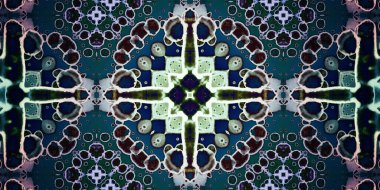 Kusursuz soyut mozaik desen. Panoramik doku. Tekrarlanan desen