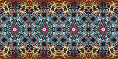 Kusursuz soyut çizgili desen. Geniş, pürüzsüz bir doku. Kaleydoskop