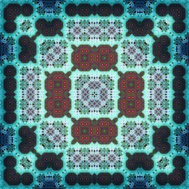 Kusursuz kare soyut desen. Sanat dokusu. Tekstil ve moda