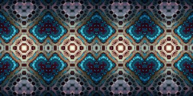 Kusursuz panorama desenli soyutlama. Doku panoramik.