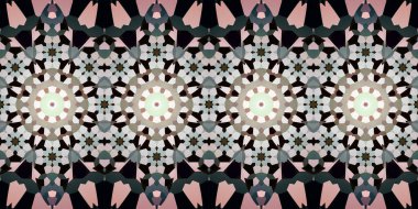 Kusursuz panorama desenli soyutlama. Doku panoramik.