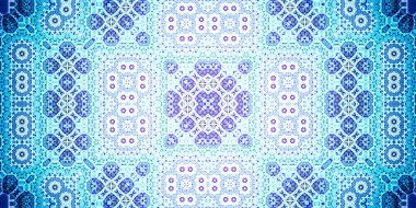 Kusursuz soyut desen. Panoramik soyut doku. Kaleydoskop Panoramik arkaplan.