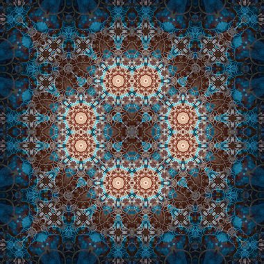 Kusursuz kare sanat modeli. Desen soyut. Doku çok gizemli.