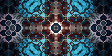 Kusursuz soyut mozaik desen. Panoramik doku. Tekrarlanan desen