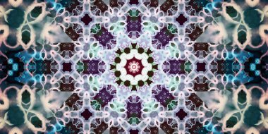 Kusursuz soyut mozaik desen. Panoramik doku. Tekrarlanan desen