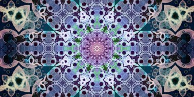 Kusursuz soyut mozaik desen. Panoramik doku. Tekrarlanan desen