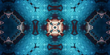 Kusursuz soyut mozaik desen. Panoramik doku. Tekrarlanan desen