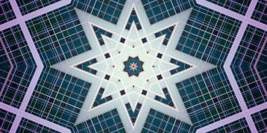 Kusursuz soyut mozaik desen. Panoramik doku. Tekrarlanan desen