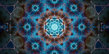 Kusursuz soyut mozaik desen. Panoramik doku. Tekrarlanan desen