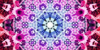 Kusursuz soyut mozaik desen. Panoramik doku. Tekrarlanan desen