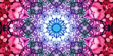 Kusursuz soyut mozaik desen. Panoramik doku. Tekrarlanan desen