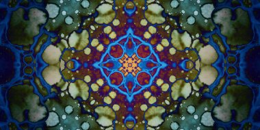 Kusursuz soyut mozaik desen. Panoramik doku. Tekrarlanan desen