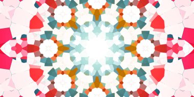 Kusursuz soyut mozaik desen. Panoramik doku. Tekrarlanan desen