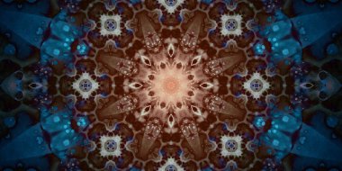 Kusursuz soyut mozaik desen. Panoramik doku. Tekrarlanan desen