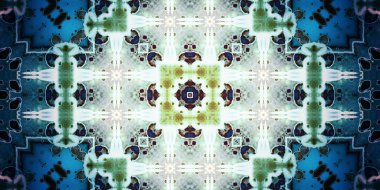 Kusursuz soyut kaleydoskop deseni. Panoramik soyut doku. Tekrarlanan desen