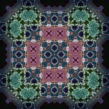 Kusursuz kare sanat modeli. Desen soyut. Doku çok gizemli.