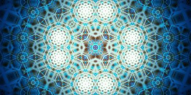 Kusursuz soyut kaleydoskop deseni. Panoramik soyut doku. Tekrarlanan desen