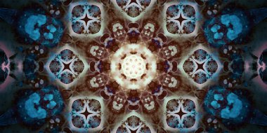 Kusursuz soyut mozaik desen. Panoramik doku. Tekrarlanan desen