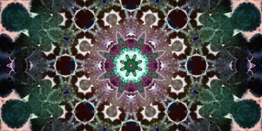 Kusursuz soyut mozaik desen. Panoramik doku. Tekrarlanan desen