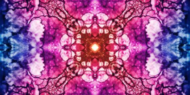 Kusursuz soyut mozaik desen. Panoramik doku. Tekrarlanan desen